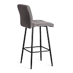 Барный стул Medeo/Медео, велюр, серый, 29, 45х56х113 см | изображение 3