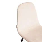 Стул BREEZE (mod. JSC-58), Велюр/металл, 44 х 53 х 86 см, beige (бежевый) HLR2 / черный | изображение 7