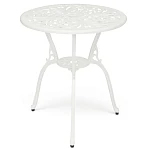 Комплект Secret De Maison Romance (стол +2 стула), алюминиевый сплав, D60/H67, 53х41х89см, butter white | изображение 2