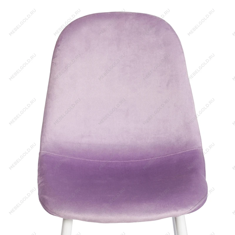 Стул BREEZE (mod. 4724), Велюр/металл, 44 х 53 х 87 см, Light lavander (светло-лавандовый) HLR26 / белый | изображение 5