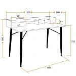 Стол WD-13, burnt | изображение 9
