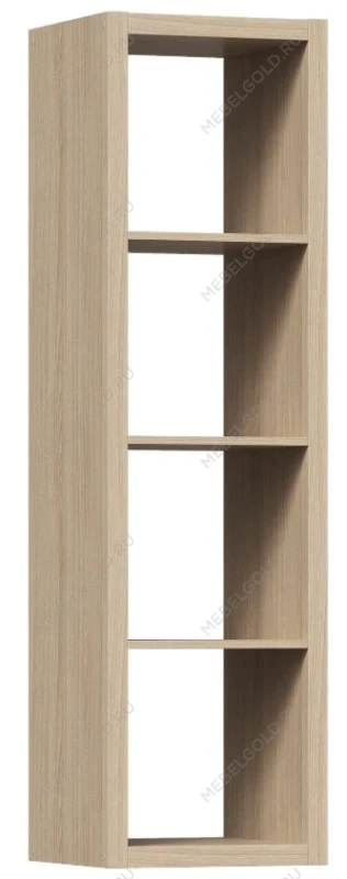 КАЛЛАКС / ФОРА Стеллаж ИКЕА / IKEA 4 с четырьми открытыми ячейками, тамбурат, дуб беленый