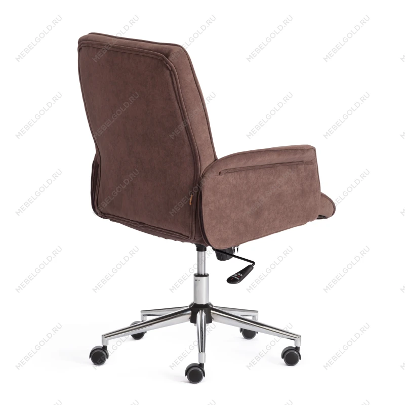 Кресло YORK, флок, коричневый, 6 | изображение 2