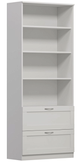 БРИМНЭС / СИРИУС Стеллаж ИКЕА / IKEA 2 ящика 78х190 белый