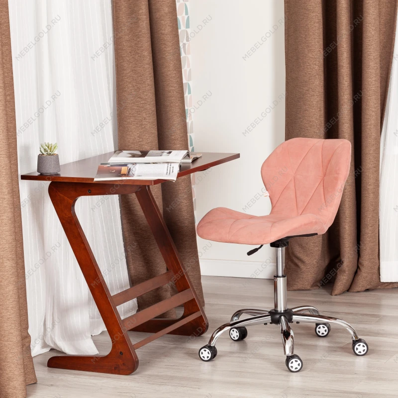 Кресло SELFI, флок, розовый, 137 | изображение 10