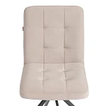 Стул обеденный Medeo, поворотный механизм 360, велюр, бежевый, 7 | изображение 5