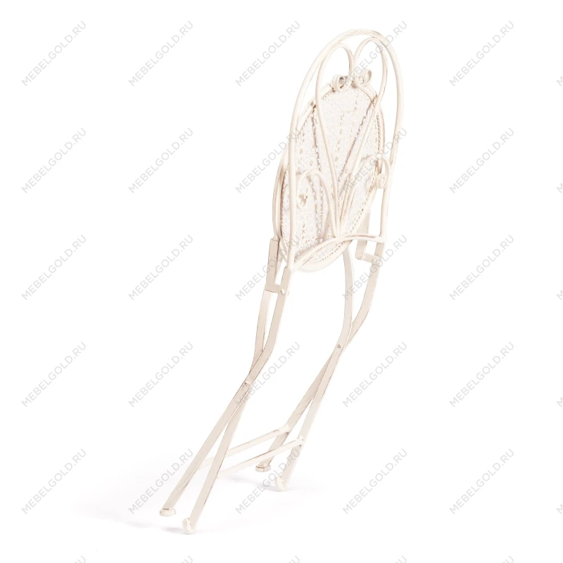 Стул Love Chair (PL08-11140), стальной сплав, античный белый, 40х47,5х94 см | изображение 5