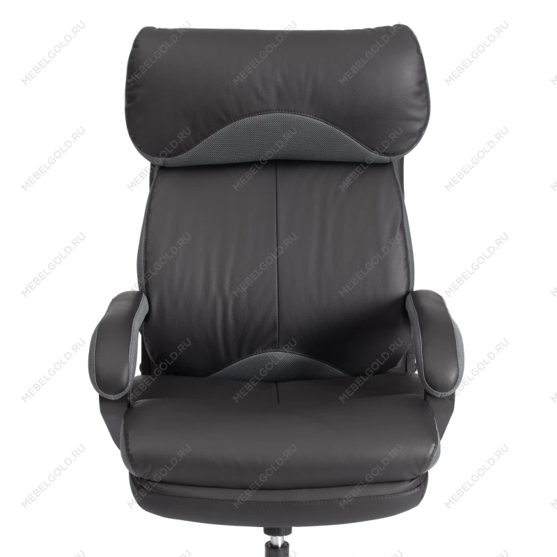 Кресло Duke metal BL, кож/зам/ткань, черный/серый, 36-6/12 | изображение 6