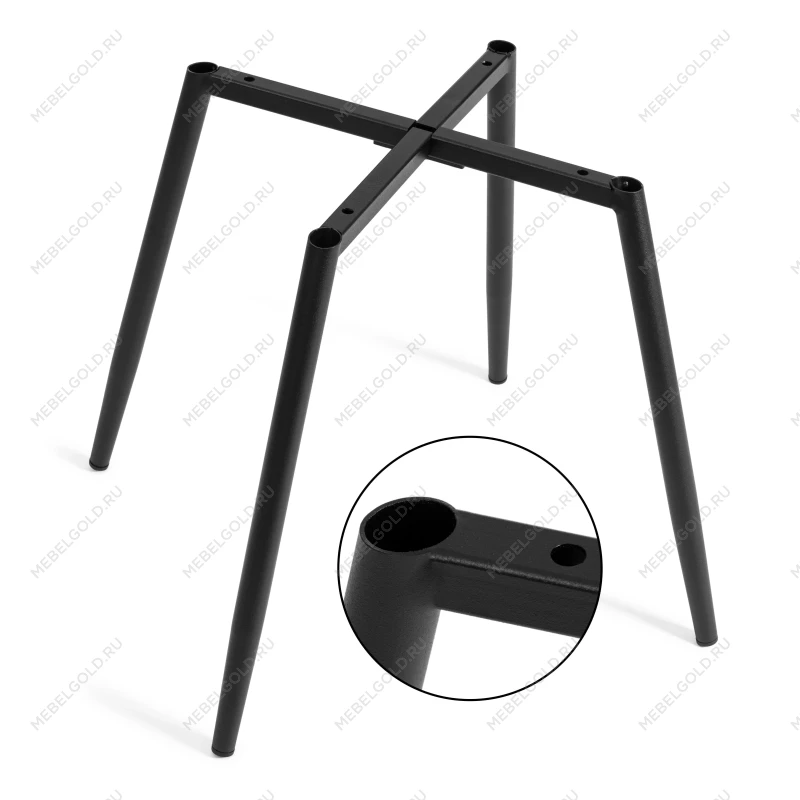 Стул обеденный La Rousse, NEW, ткань рогожка, тёмно-серый, F68, 45х55х93 см | изображение 9