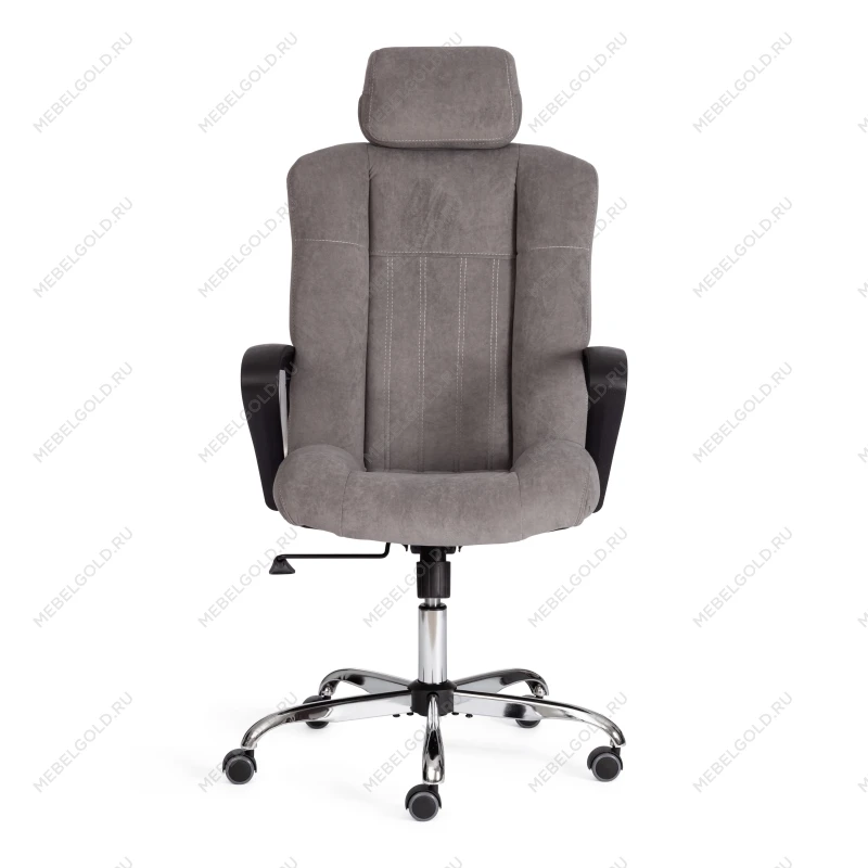 Кресло OXFORD хром, флок, серый, 29 | изображение 4