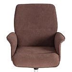 Кресло YORK, флок, коричневый, 6 | изображение 5