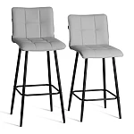 Барный стул Bari/Бари, экокожа, черный, 45х56х110 см | изображение 13