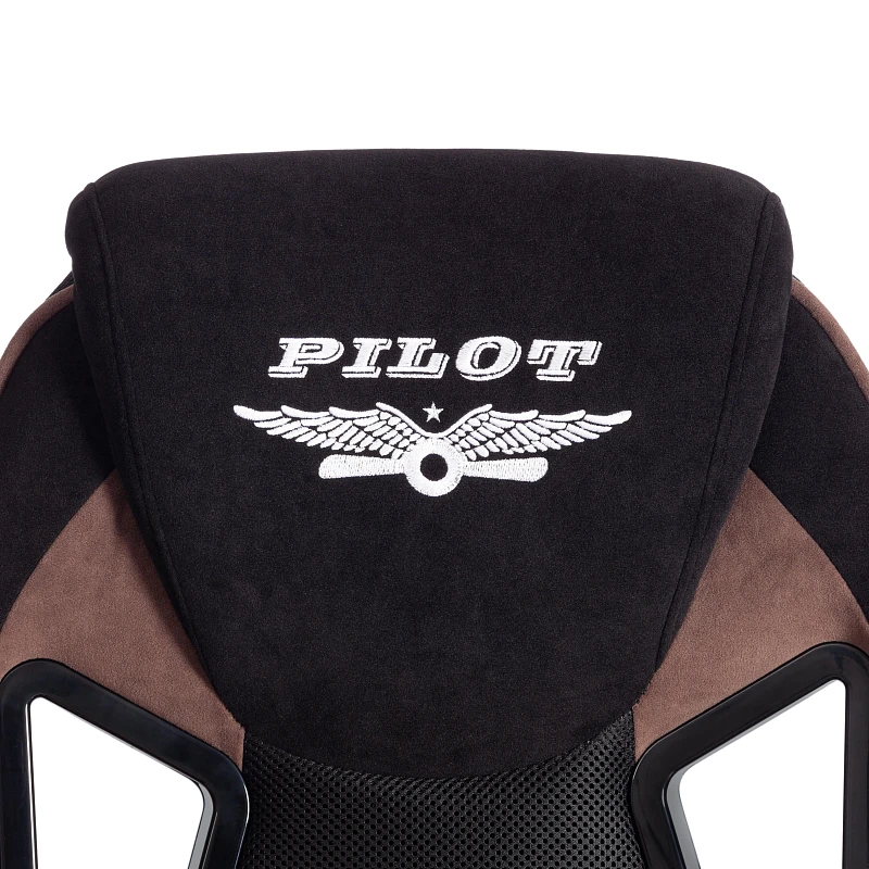 Кресло PILOT (24), флок/ткань, черный/черный/коричневый, 35/TW-11/6 | изображение 9
