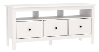 САГА тумба 3 ящика белая