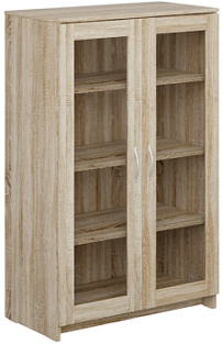 БРИМНЭС / СИРИУС тумба ИКЕА / IKEA 2 двери со стеклом 78х123 сонома