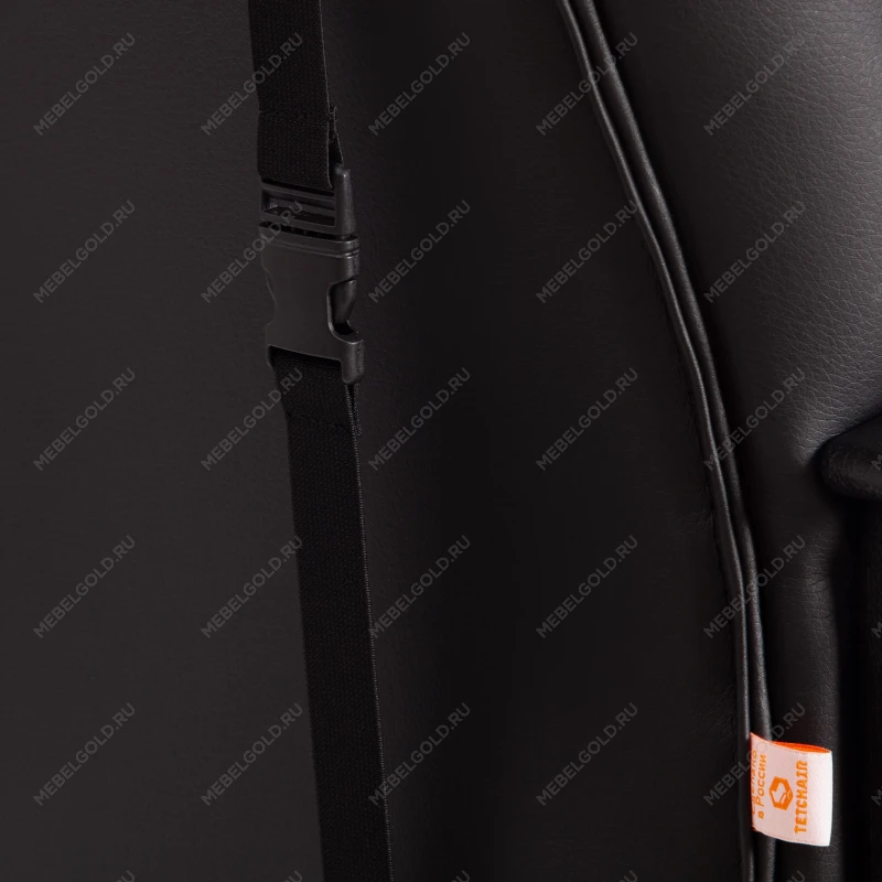 Кресло DRIVER (22), кож/зам/ткань, черный/серый, 36-6/TW-12 | изображение 12