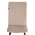 Стул обеденный La Rousse, NEW, велюр, бежевый/черный, 7, 45х55х93 см | изображение 5