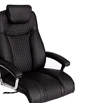 Кресло Trust (max), кож/зам, черный/черный стеганный/черный, 36-6/36-6/36-6/06 | изображение 10