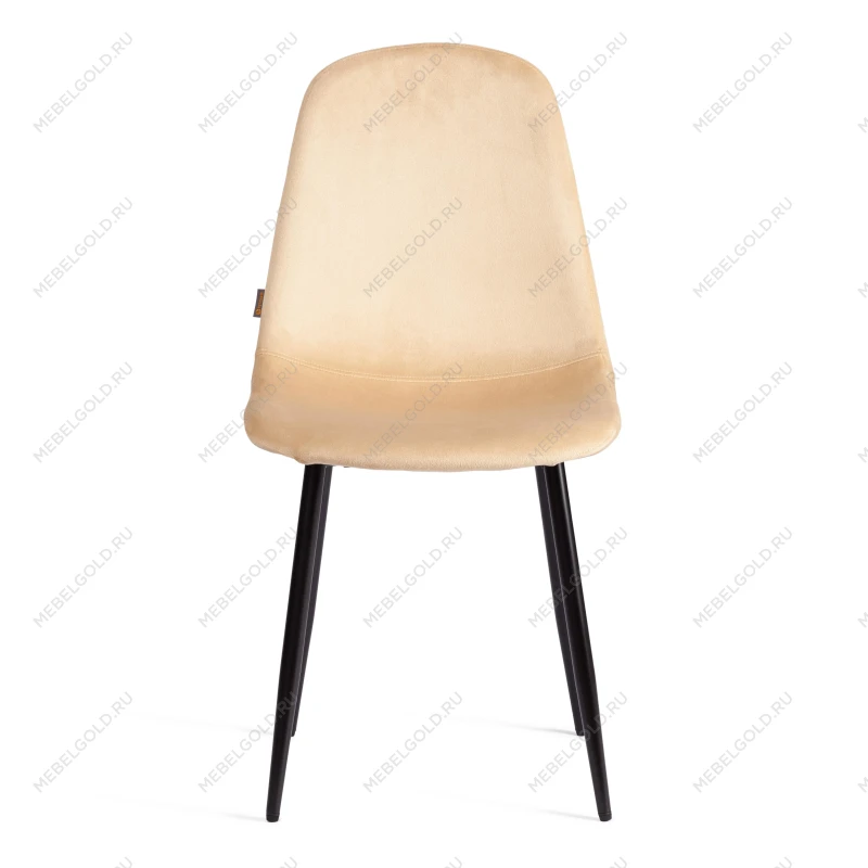 Стул BREEZE (mod. JSC-58), Велюр/металл, 44 х 53 х 86 см, sandy (песочный) HLR6 / черный | изображение 4