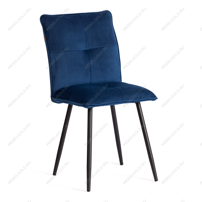 Стул обеденный Sweet, LT, велюр, Blue (синий), 41х55х88 см
