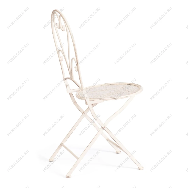 Стул Love Chair (PL08-11140), стальной сплав, античный белый, 40х47,5х94 см | изображение 2