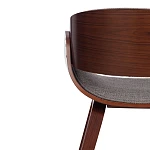 Стул LANDO (mod.8036), дерево / ткань, 59х53х75 см, орех/серый, Aimcasa 28 | изображение 9