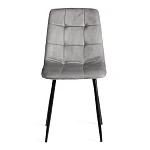 Стул CHILLY (mod. JSC-220), Велюр/металл, 44,5х52,5х88 см, Dark grey (темно-серый) HLR24 / черный | изображение 4