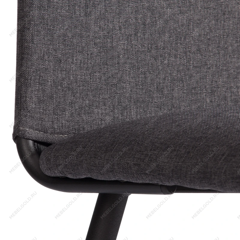 Стул обеденный La Rousse, NEW, ткань рогожка, тёмно-серый, F68, 45х55х93 см | изображение 6