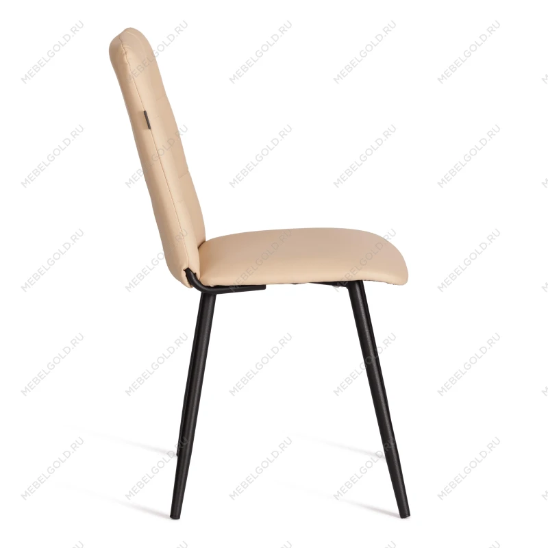 Стул обеденный Asti, TREND, экокожа, бежевая, 47х54х86 см | изображение 1