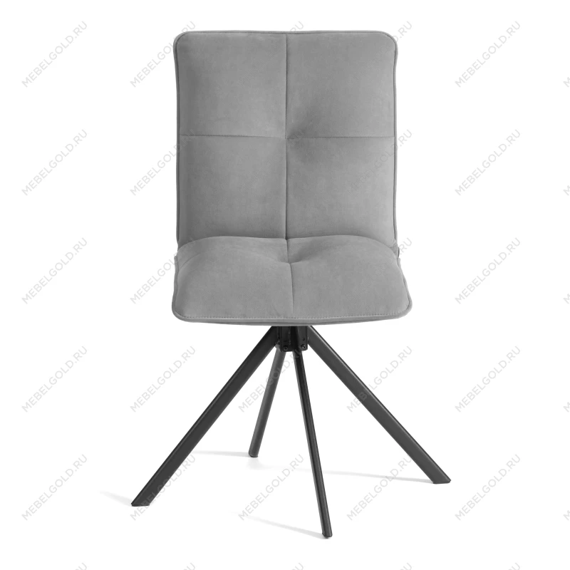 Стул обеденный Sweet, поворотный механизм 360, велюр, серый, 29 | изображение 4