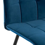 Стул обеденный Bari, LT, велюр, Dark blue (темно-синий), 41х55х89 см | изображение 6