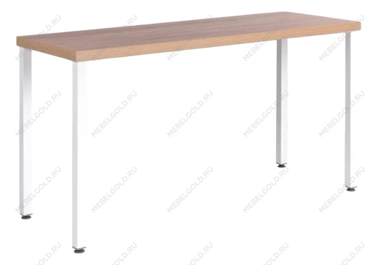 ИНГАР стол письменный ИКЕА / IKEA 2/ТТ 140x75x55, дуб беленый/белый