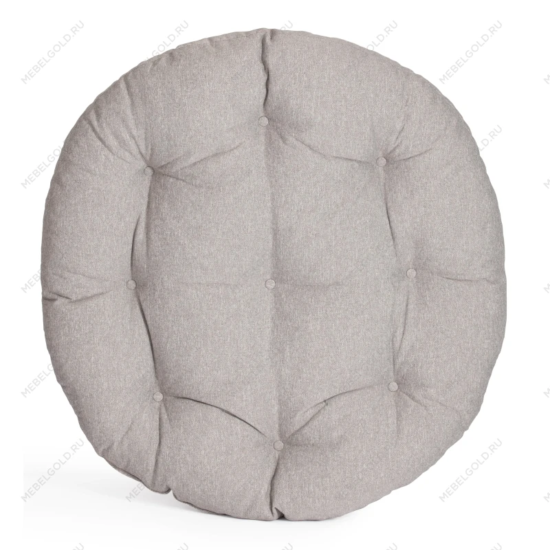 Кресло CLOUDE HOME, рогожка/металл, 97х98х90-96см, серо-бежевый, 3M 16/2 | изображение 6