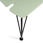 Стул HANSEN (mod. 622N)/1 шт. в упаковке, пластик/металл/эко кожа, 51х47х80 см, высота до сиденья 45 см, фисташковый/черный | изображение 5