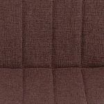 Стул ARC, ткань/металл, 46 х 52 х 88 см, коричневый 01/черный | изображение 6