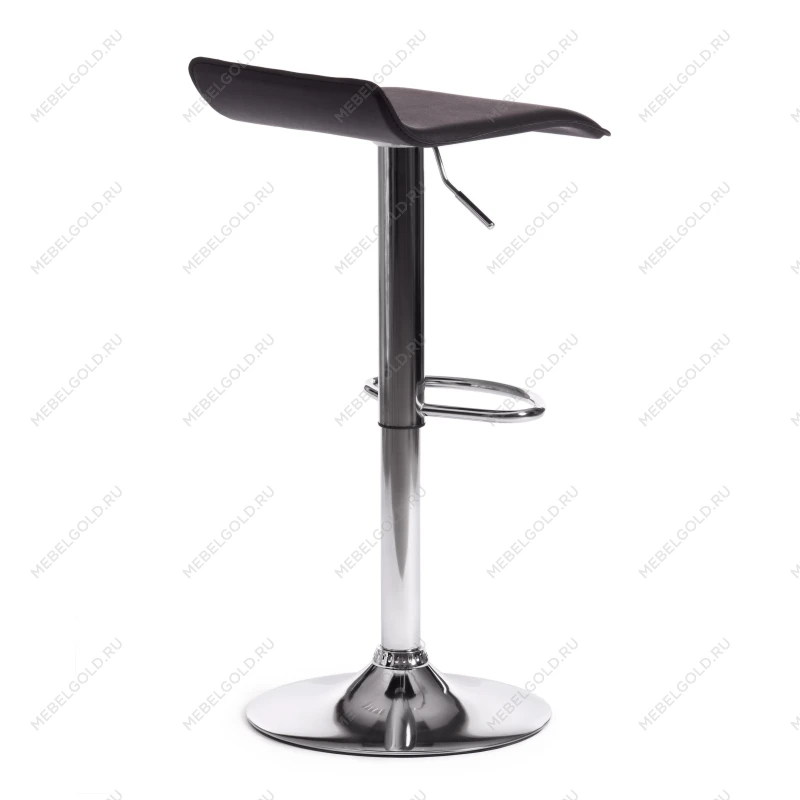 Стул барный KOST (mod. KY509), металл, экокожа, 38*39*63-84 см, черный/хром | изображение 2