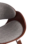 Стул LANDO (mod.8036), дерево / ткань, 59х53х75 см, орех/серый, Aimcasa 28 | изображение 6