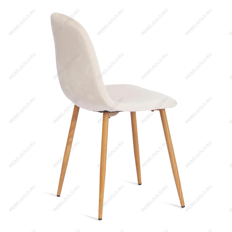Стул BREEZE (mod. 4724), Велюр/металл, 44 х 53 х 87 см, Light beige (светло-бежевый) HLR1 / натуральный | изображение 2