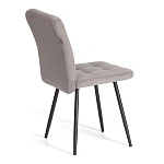Стул обеденный Medeo, LT, флок, серый/черный, 29, 45х56х89 см | изображение 2