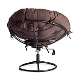 Кресло CLOUDE HOME, рогожка/металл, 97х98х90-96см, коричневый, 3М7-147 | изображение 4