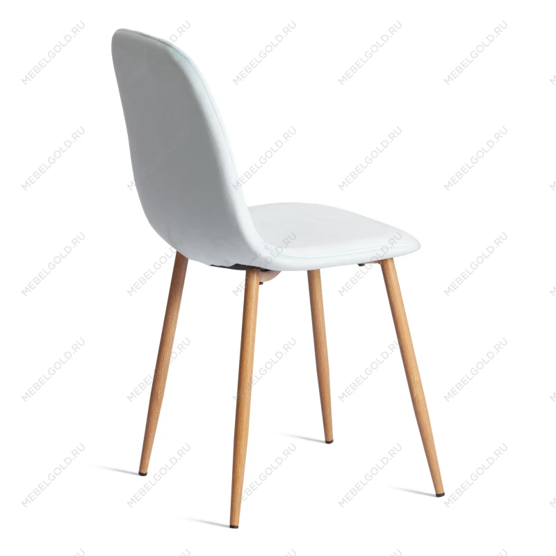 Стул BREEZE (mod. 4724), Велюр/металл, 44 х 53 х 87 см, Aquamarine (аквамарин) HLR16 / натуральный | изображение 2