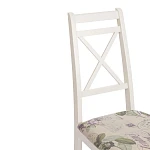 Стул Picasso ( PC-SC ), дерево гевея, 45х53х97см, ivory white (слоновая кость 2-5), Ткань Прованс № 13 | изображение 6