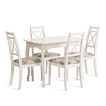 Стул Picasso ( PC-SC ), дерево гевея, 45х53х97см, ivory white (слоновая кость 2-5), Ткань Прованс № 13 | изображение 8