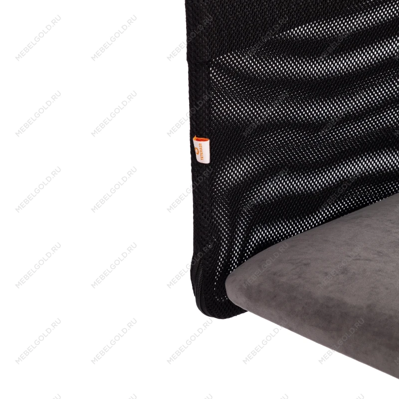 Кресло START, флок/ткань, серый/черный, 29/W-11 | изображение 8