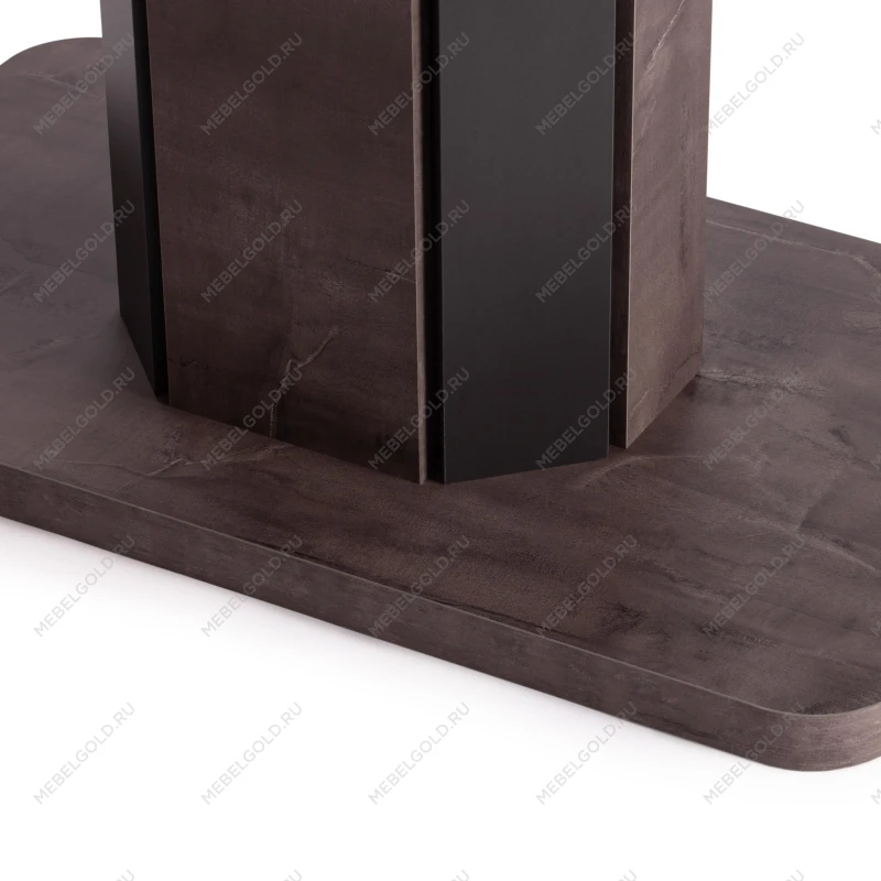 Стол обеденный SKAT, ЛДСП/МДФ, 120-160х80х75 см, Оникс/Графит | изображение 12