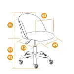 Кресло MELODY, ткань/флок, олива, Botanica 03 pepper/23 | изображение 11