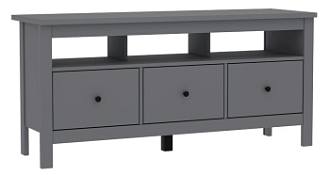 САГА тумба 3 ящика серая