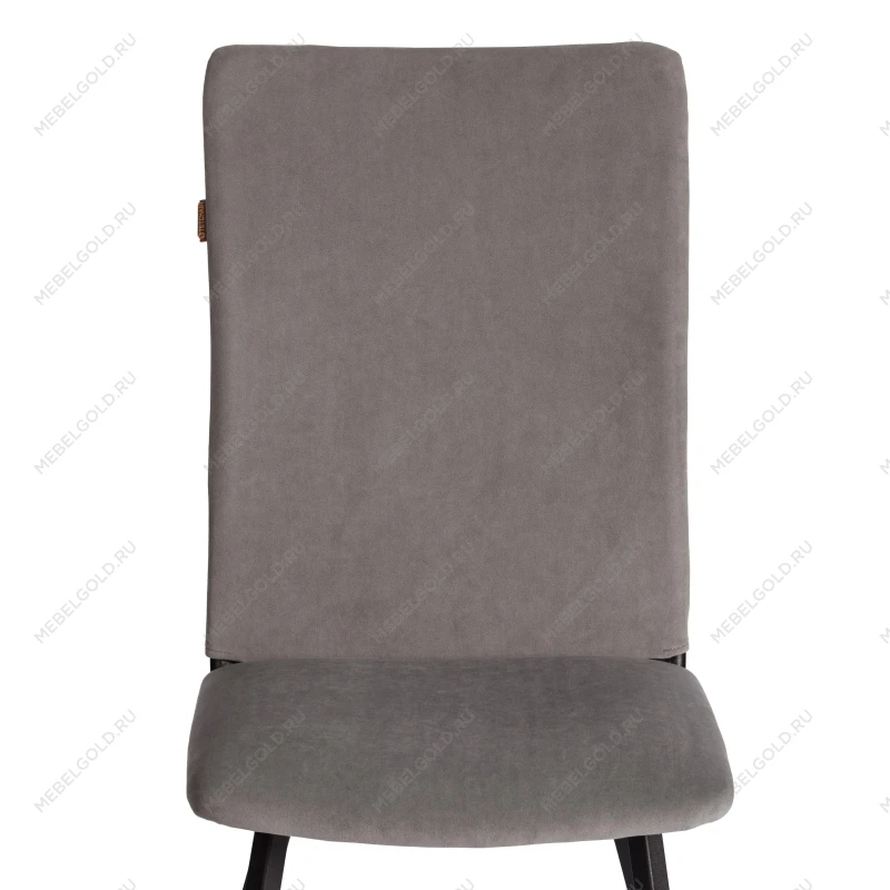 Стул обеденный La Rousse, флок, серый/черный, 29, 49х50х93 | изображение 8