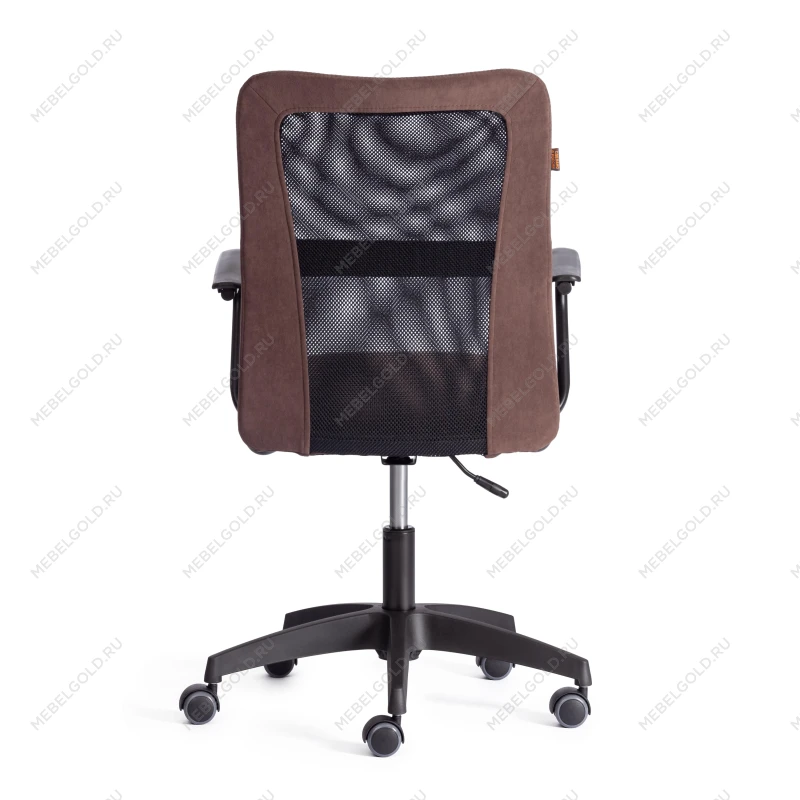 Кресло STAFF, флок/ткань, коричневый/черный, 6/W-11 | изображение 3