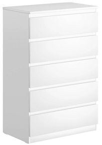 МАЛЬТА комод ИКЕА / IKEA 5 ящиков 80х121 белый